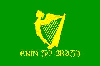 Le drapeau Erin Go Bragh